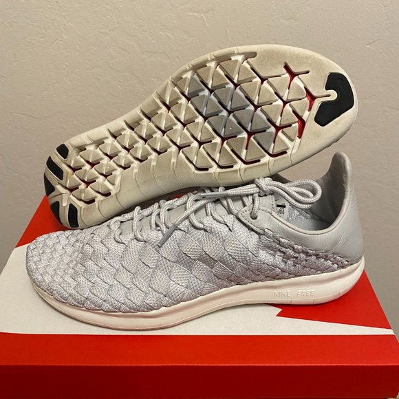 NikeLab Free Inneva Woven Motion MEN SIZE 10.5 – Pure Platinum - Picture 9 of 10